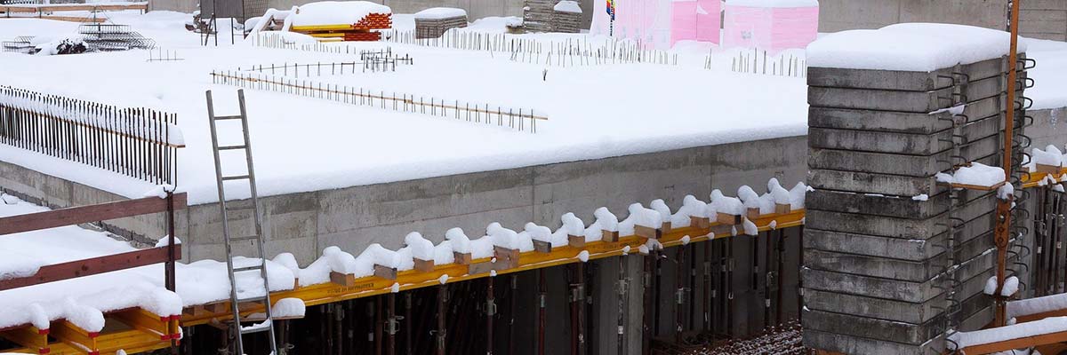 ضد یخ بتن در هوای سرد