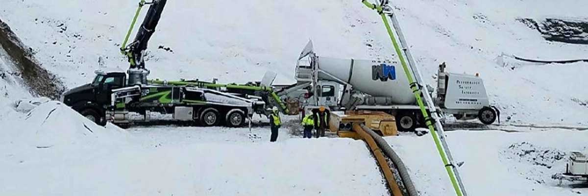 بتن ریزی در هوای سرد